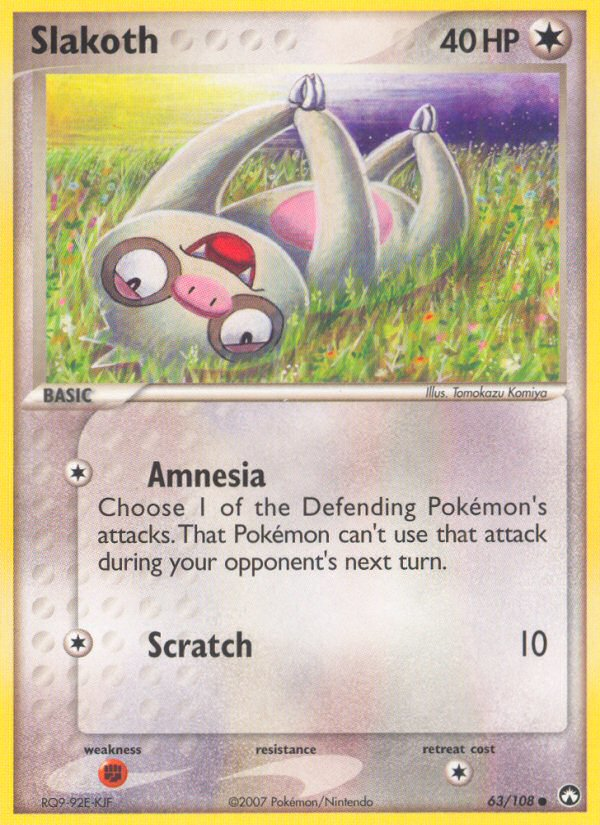 Slakoth (63/108) [EX: Power Keepers] Pokémon