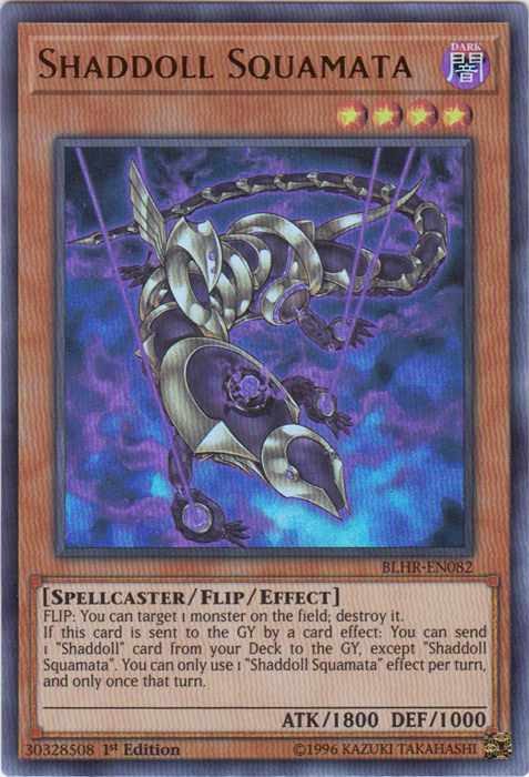Shaddoll Squamata [BLHR-EN082] Ultra Rare Yu-Gi-Oh!