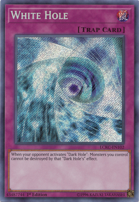 White Hole [LCKC-EN102] Secret Rare Yu-Gi-Oh!