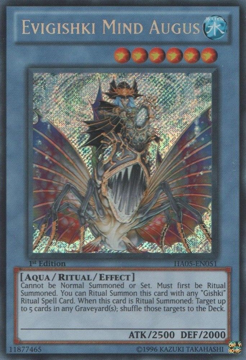 Evigishki Mind Augus [HA05-EN051] Secret Rare Yu-Gi-Oh!