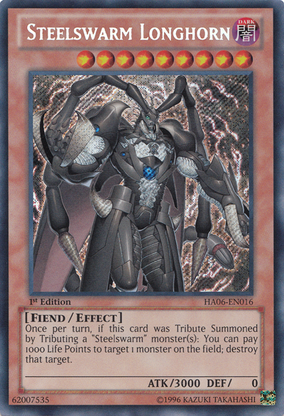 Steelswarm Longhorn [HA06-EN016] Secret Rare Yu-Gi-Oh!