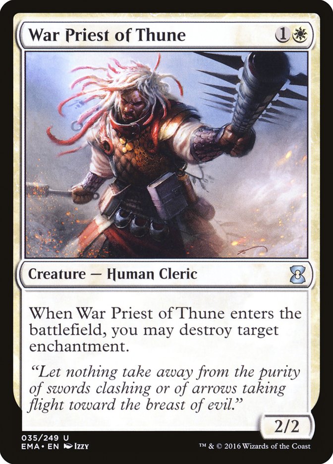 War Priest of Thune [Eternal Masters] Magic: The Gathering