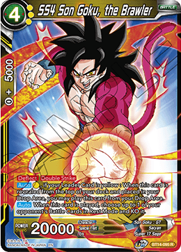 SS4 Son Goku, the Brawler (BT14-095) [Cross Spirits] Dragon Ball Super
