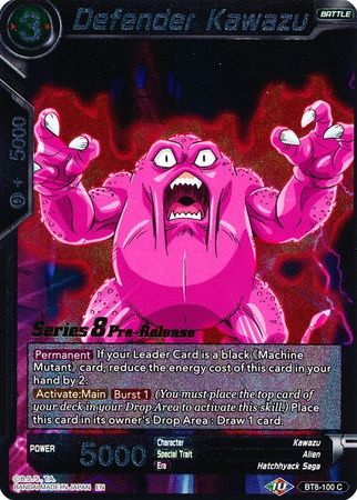 Defender Kawazu (BT8-100_PR) [Malicious Machinations Prerelease Promos] Dragon Ball Super