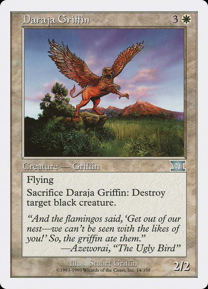 Daraja Griffin [Classic Sixth Edition] Magic: The Gathering