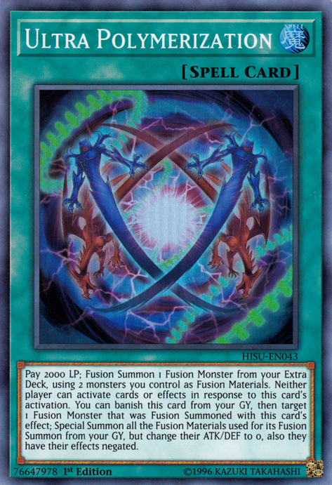 Ultra Polymerization [HISU-EN043] Super Rare Yu-Gi-Oh!