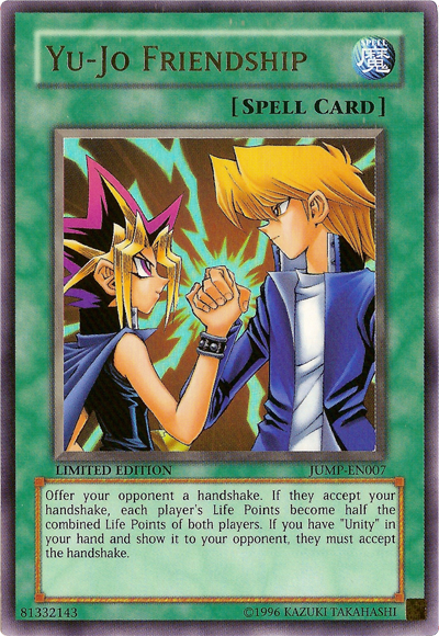 Yu-Jo Friendship [JUMP-EN007] Ultra Rare Yu-Gi-Oh!