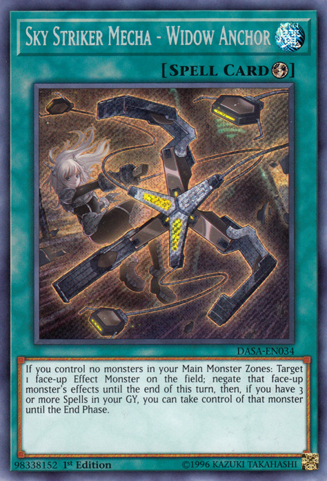 Sky Striker Mecha - Widow Anchor [DASA-EN034] Secret Rare Yu-Gi-Oh!