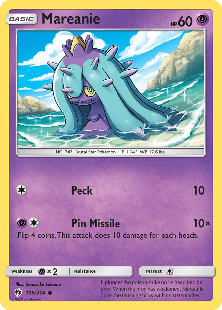 Mareanie (105/214) [Sun & Moon: Lost Thunder] Pokémon