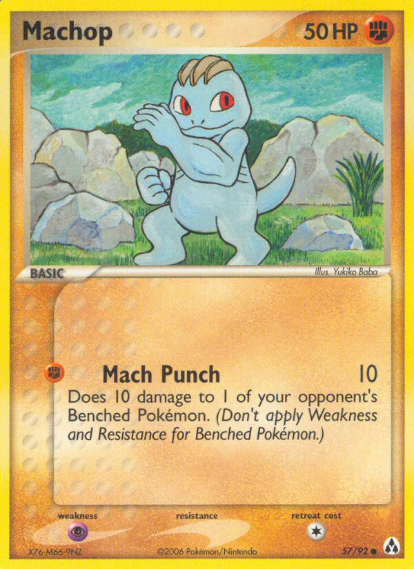 Machop (57/92) [EX: Legend Maker] Pokémon