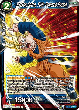 SS Son Goten, Fully-Powered Fusion (BT14-041) [Cross Spirits] Dragon Ball Super