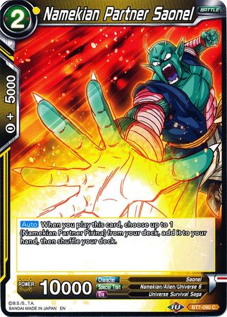 Namekian Partner Saonel (BT7-090) [Assault of the Saiyans] Dragon Ball Super