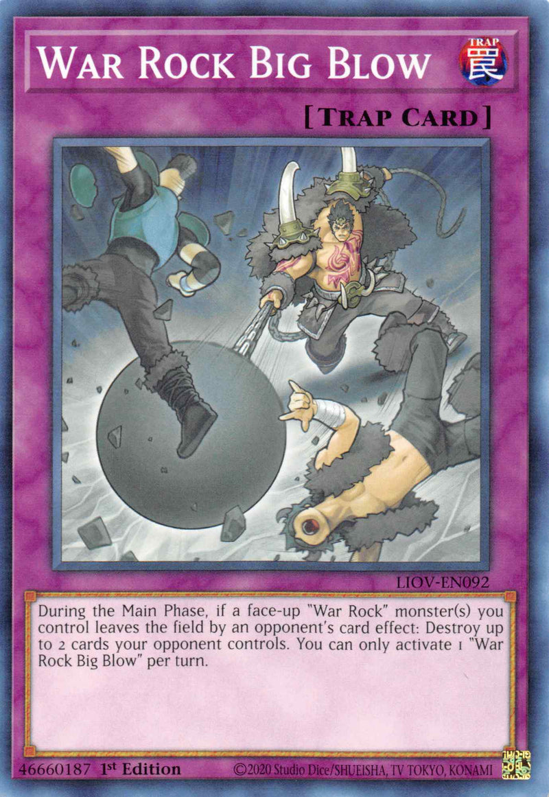 War Rock Big Blow [LIOV-EN092] Common Yu-Gi-Oh!