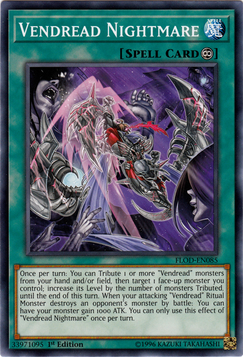 Vendread Nightmare [FLOD-EN085] Common Yu-Gi-Oh!