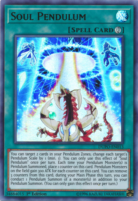 Soul Pendulum [DUPO-EN013] Ultra Rare Yu-Gi-Oh!