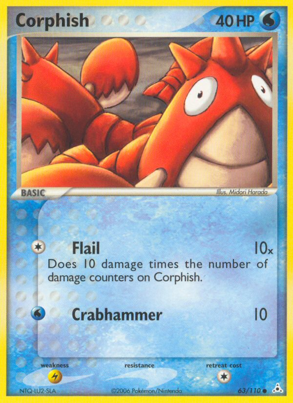 Corphish (63/110) [EX: Holon Phantoms] Pokémon