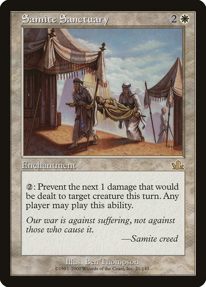 Samite Sanctuary [Prophecy] Magic: The Gathering