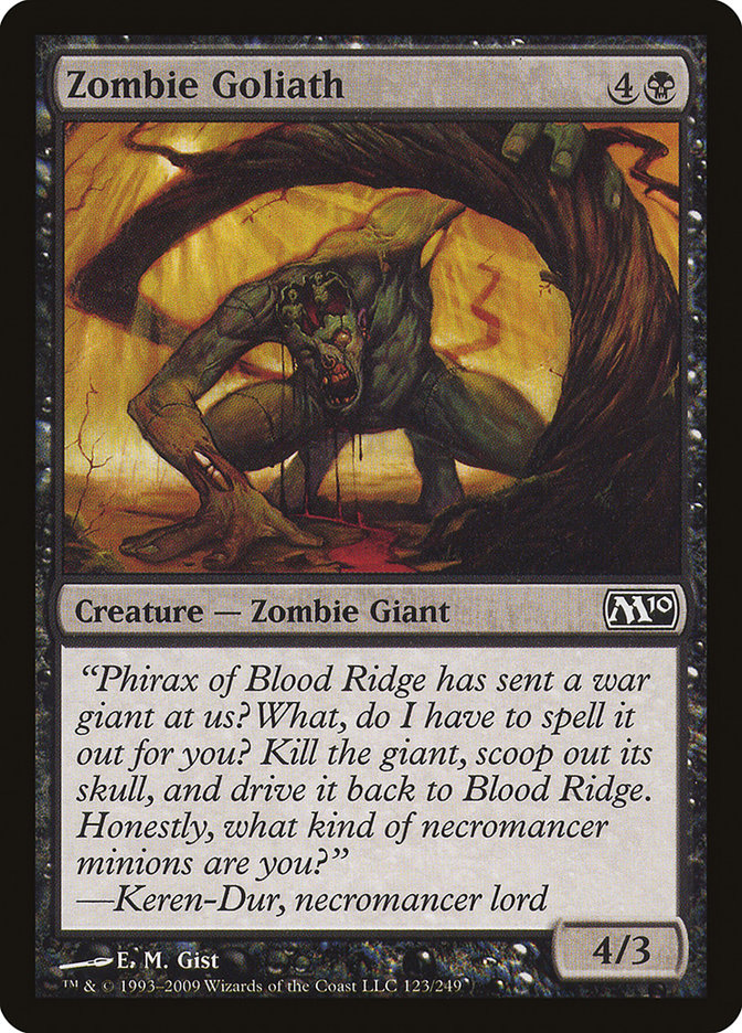 Zombie Goliath [Magic 2010] Magic: The Gathering