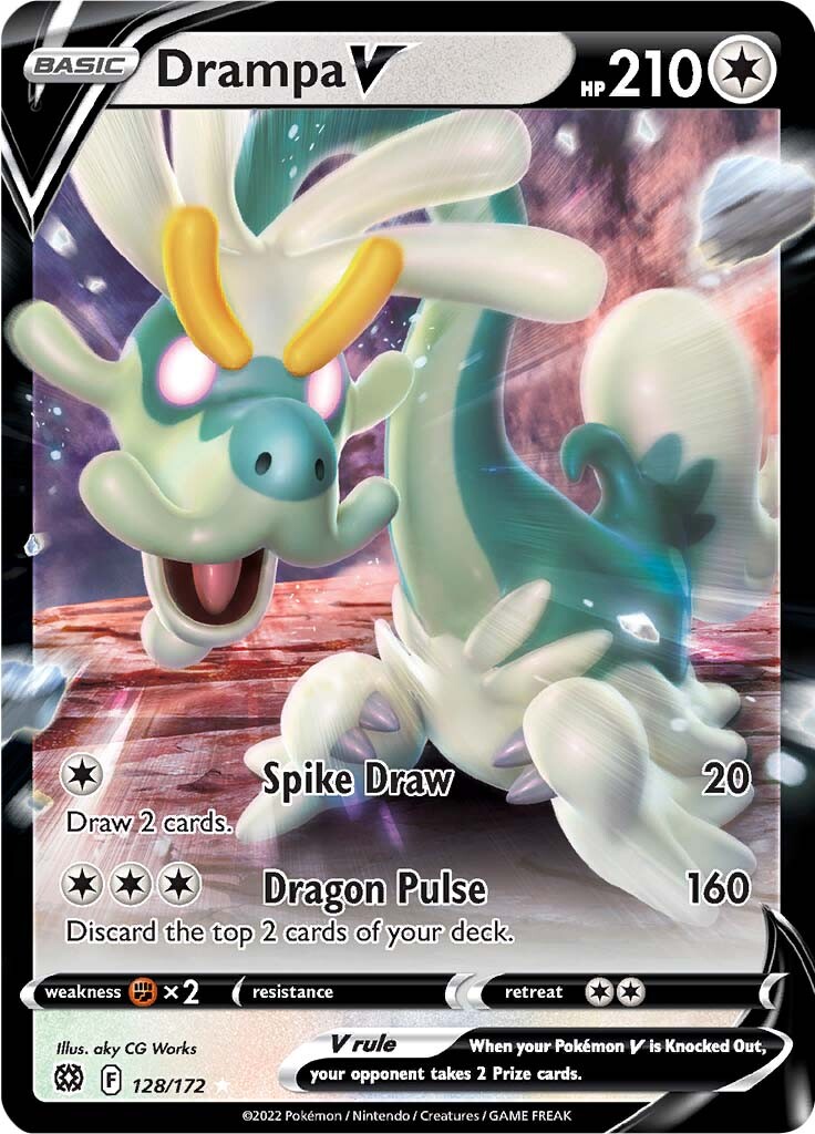 Drampa V (128/172) [Sword & Shield: Brilliant Stars] Pokémon