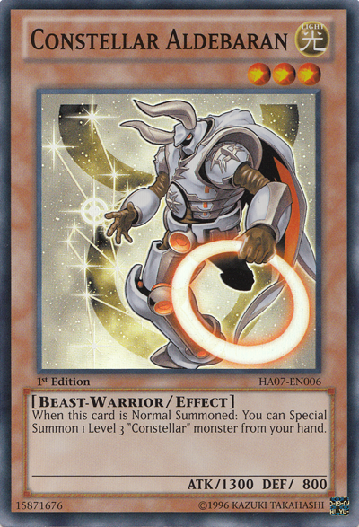 Constellar Aldebaran [HA07-EN006] Super Rare Yu-Gi-Oh!