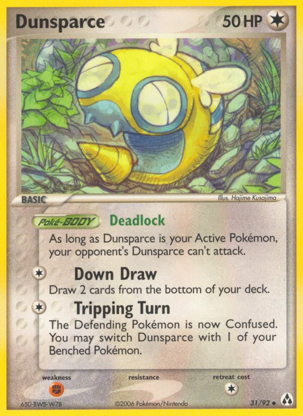 Dunsparce (31/92) [EX: Legend Maker] Pokémon