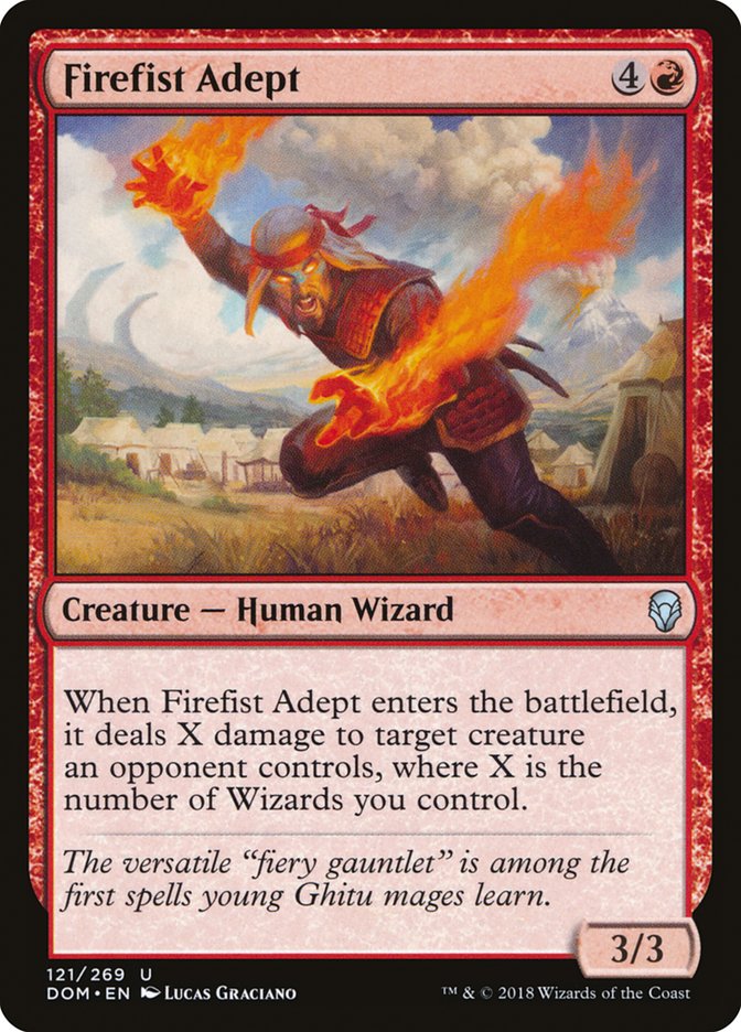 Firefist Adept [Dominaria] Magic: The Gathering