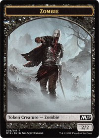 Zombie // Goblin Double-Sided Token (Game Night) [Core Set 2019 Tokens] Magic: The Gathering