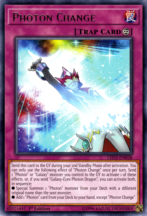 Photon Change [LED3-EN038] Rare Yu-Gi-Oh!