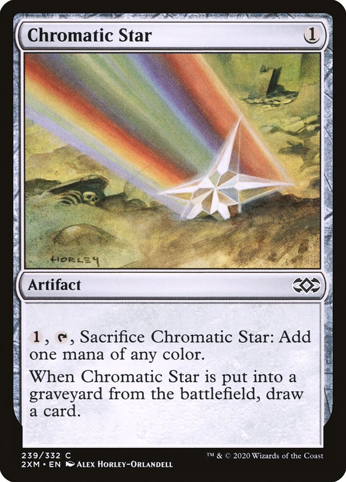 Chromatic Star [Double Masters] Magic: The Gathering
