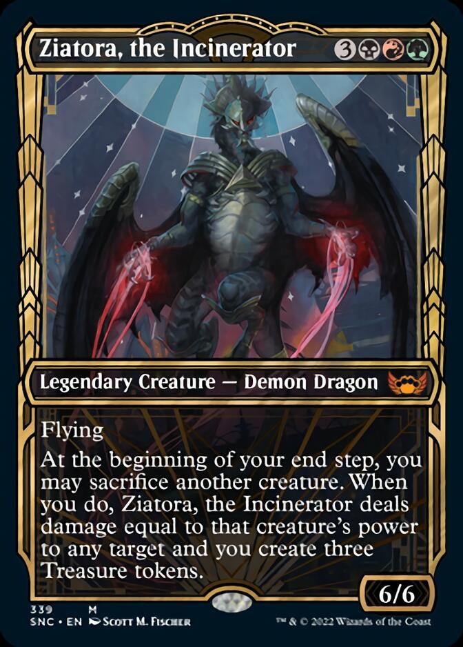 Ziatora, the Incinerator (Showcase Golden Age) [Streets of New Capenna] Magic: The Gathering