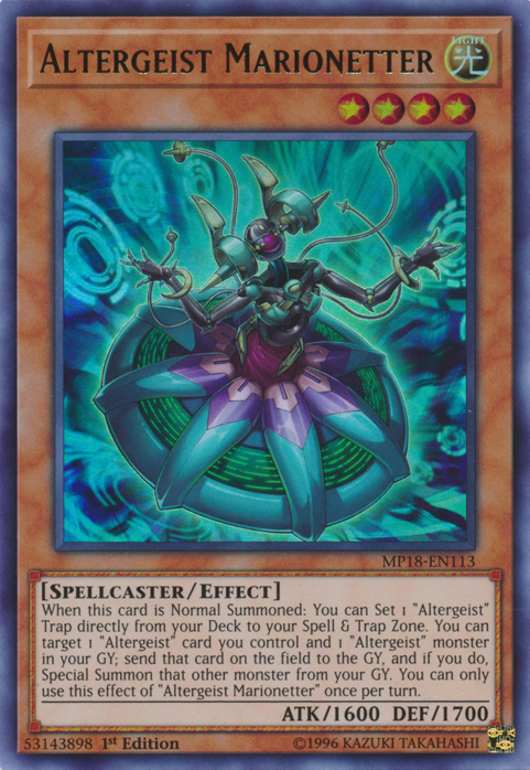 Altergeist Marionetter [MP18-EN113] Ultra Rare Yu-Gi-Oh!