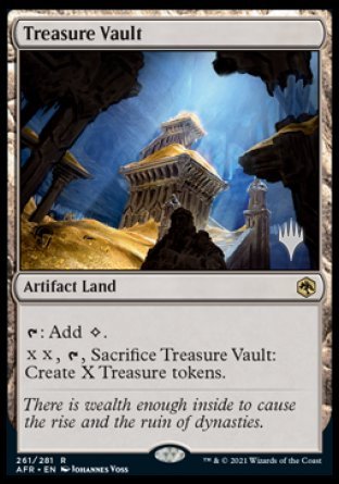 Treasure Vault (Promo Pack) [Dungeons & Dragons: Adventures in the Forgotten Realms Promos] Magic: The Gathering