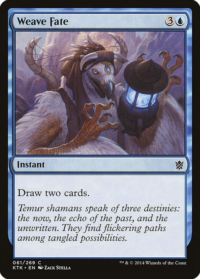 Weave Fate [Khans of Tarkir] Magic: The Gathering