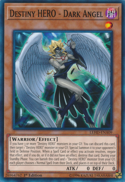 Destiny Hero - Dark Angel [LEHD-ENA09] Common Yu-Gi-Oh!