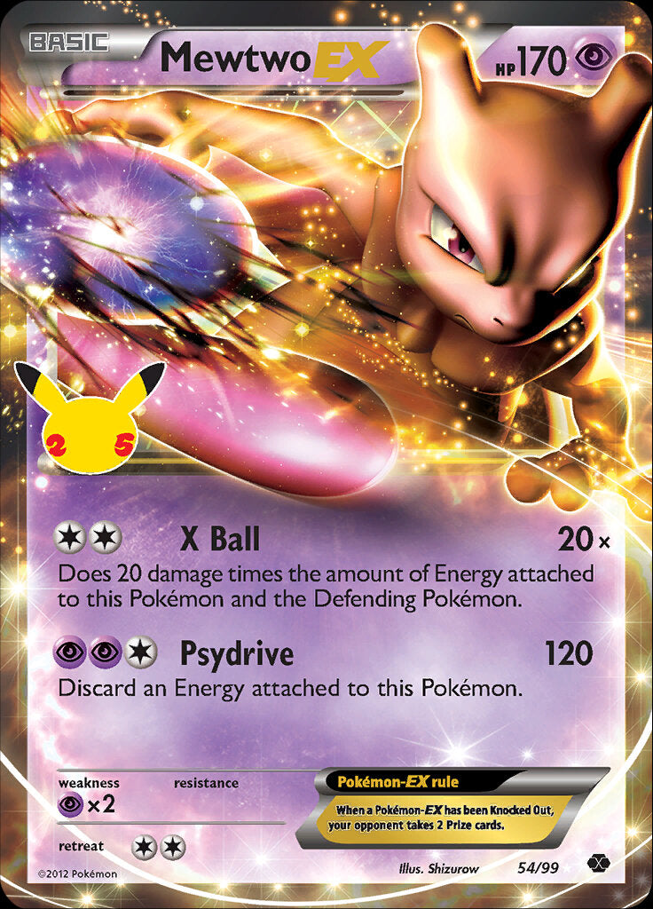 Mewtwo EX (54/99) [Celebrations: 25th Anniversary - Classic Collection] Pokémon