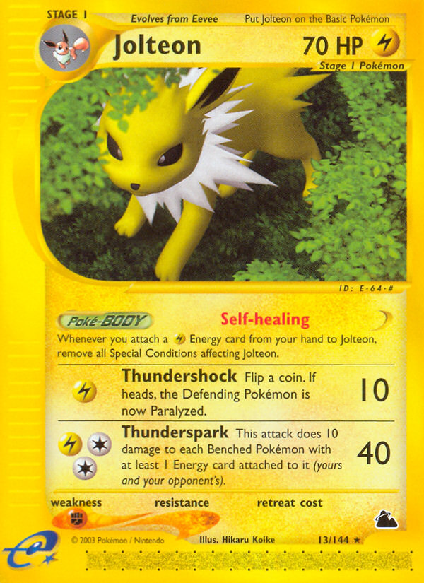 Jolteon (13/144) [Skyridge] Pokémon