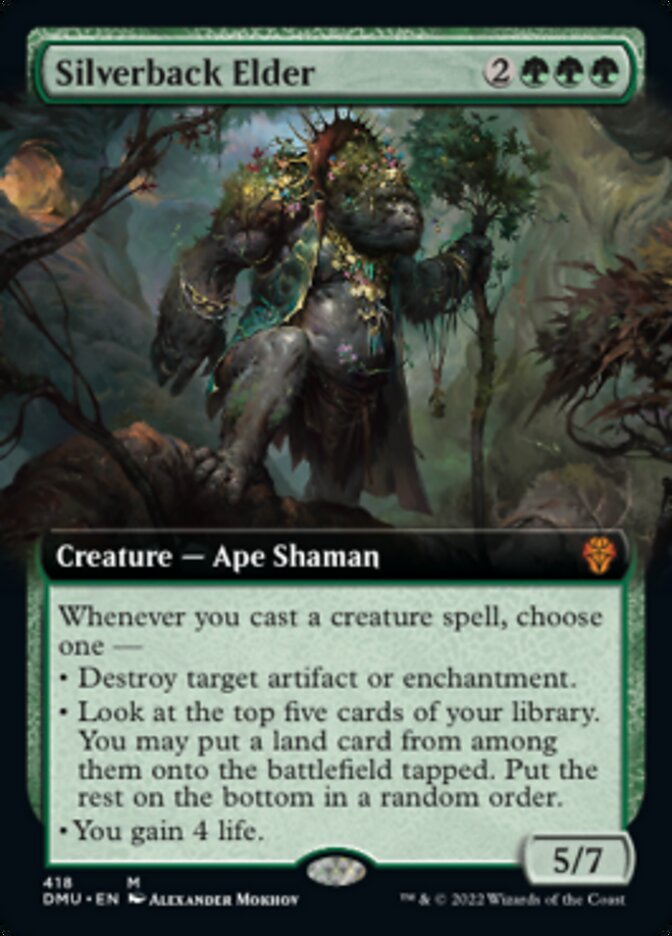 Silverback Elder (Extended Art) [Dominaria United] Magic: The Gathering