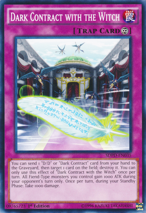Dark Contract with the Witch [SDPD-EN035] Common Yu-Gi-Oh!