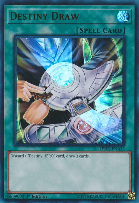 Destiny Draw [LEHD-ENA17] Ultra Rare Yu-Gi-Oh!