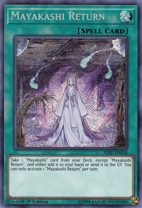 Mayakashi Return [HISU-EN038] Secret Rare Yu-Gi-Oh!