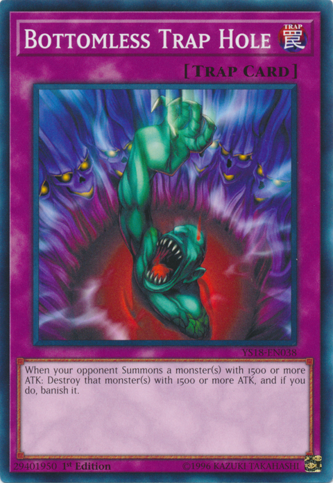 Bottomless Trap Hole [YS18-EN038] Common Yu-Gi-Oh!