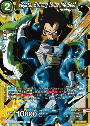 Vegeta, Striving to be the Best (TB3-051) [Mythic Booster] Dragon Ball Super