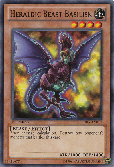 Heraldic Beast Basilisk [CBLZ-EN013] Common Yu-Gi-Oh!