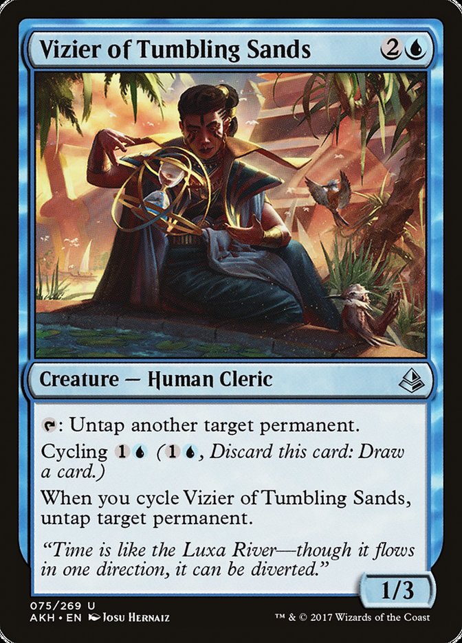 Vizier of Tumbling Sands [Amonkhet] Magic: The Gathering