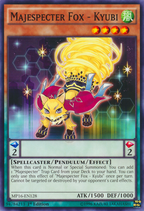 Majespecter Fox - Kyubi [MP16-EN128] Common Yu-Gi-Oh!