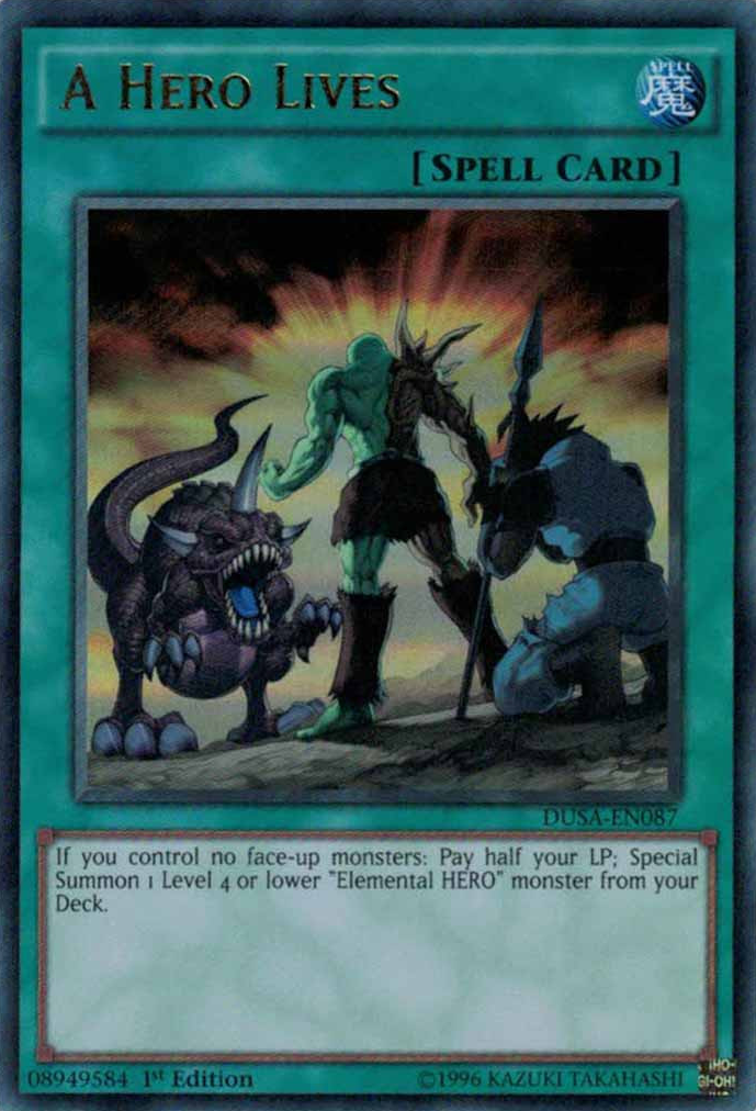 A Hero Lives [DUSA-EN087] Ultra Rare Yu-Gi-Oh!