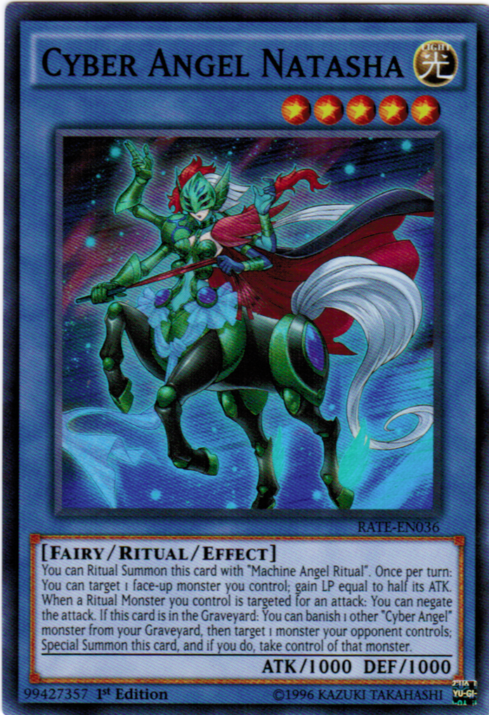 Cyber Angel Natasha [RATE-EN036] Super Rare Yu-Gi-Oh!