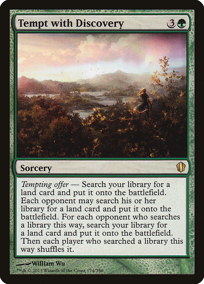 Tempt with Discovery [Commander 2013] Magic: The Gathering