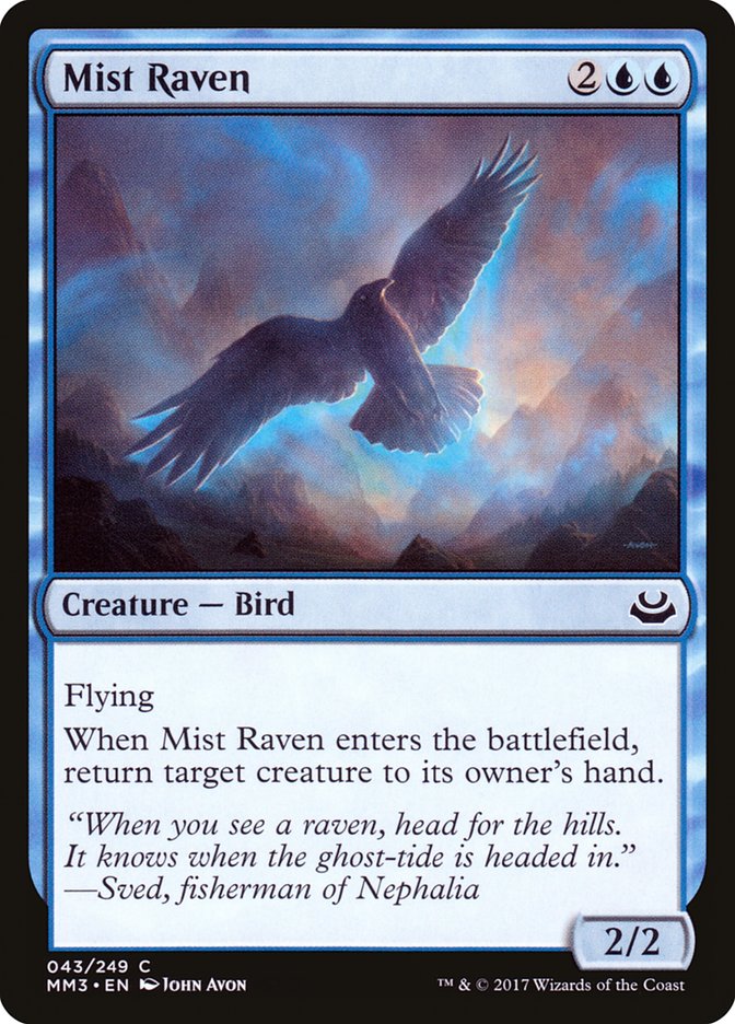 Mist Raven [Modern Masters 2017] Magic: The Gathering