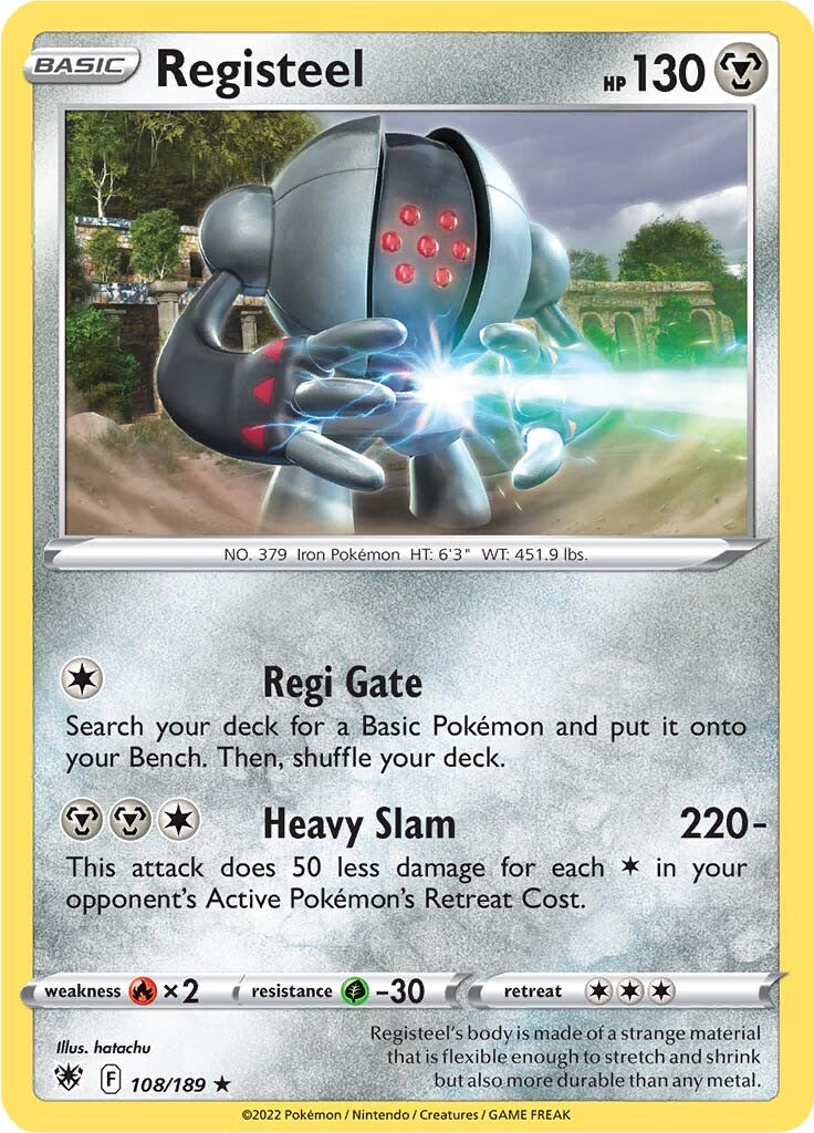 Registeel (108/189) [Sword & Shield: Astral Radiance] Pokémon